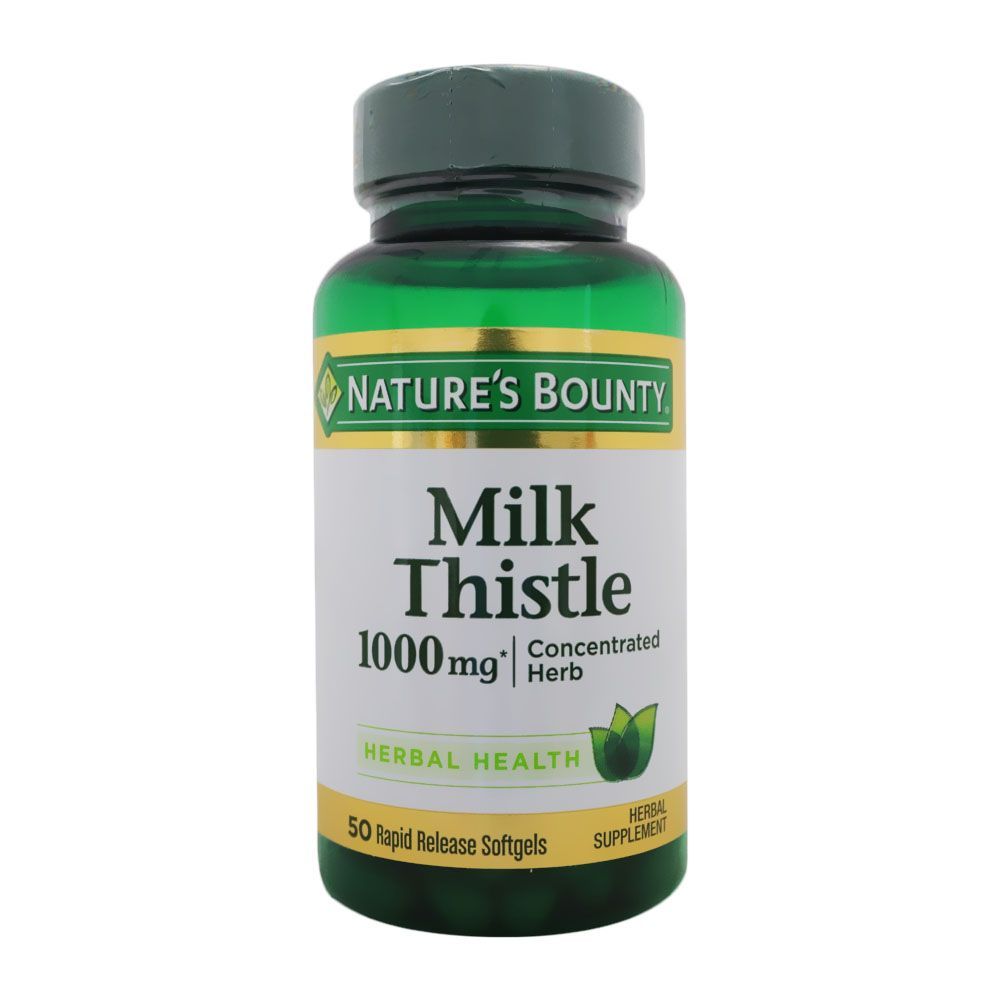 Nature&#039;s Bounty Milk Thistle 1000 mg Softgels 50&#039;s