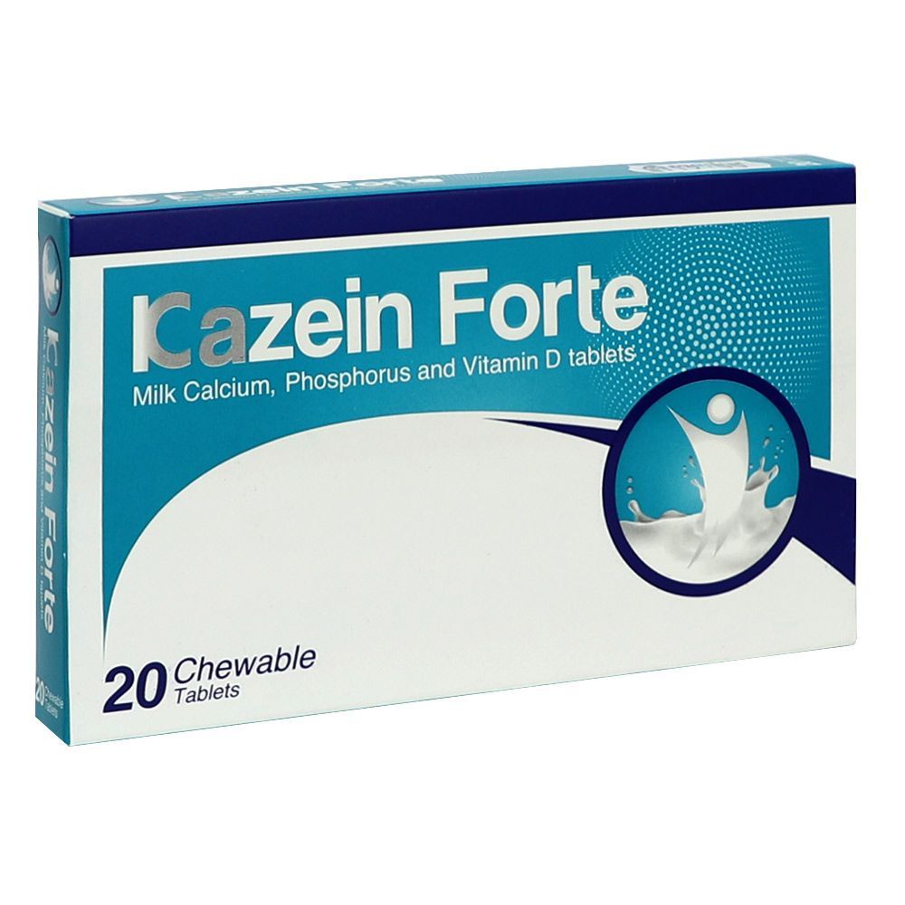 Kazein Forte Milk Calcium Chewable Tablets 20&#039;s