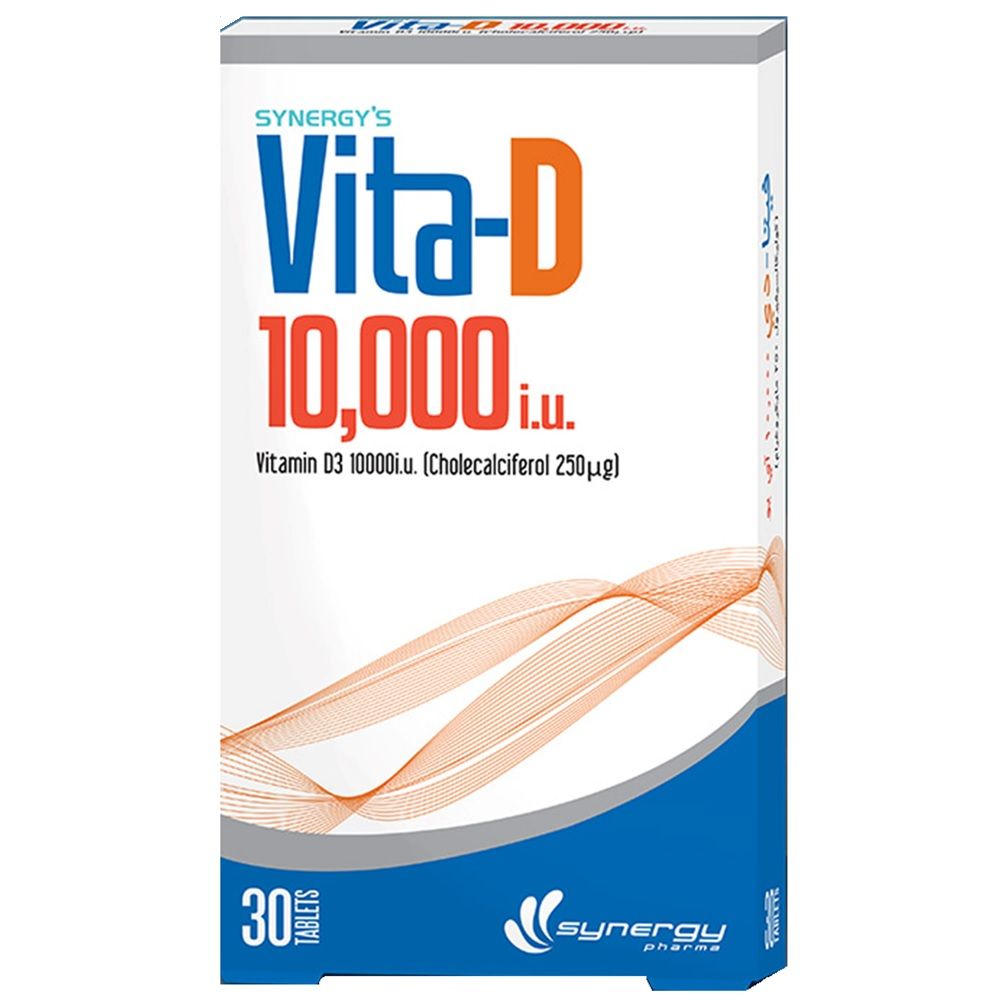 Synergy Vita-D 10,000IU Tablets 30&#039;s