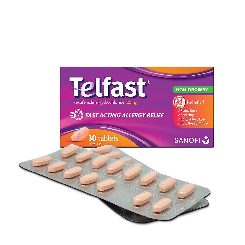 Telfast 120 mg Tablets 30&#039;s