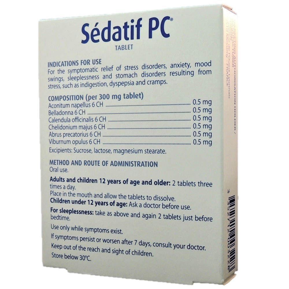 Boiron Sedatif PC Tablets 40&#039;s