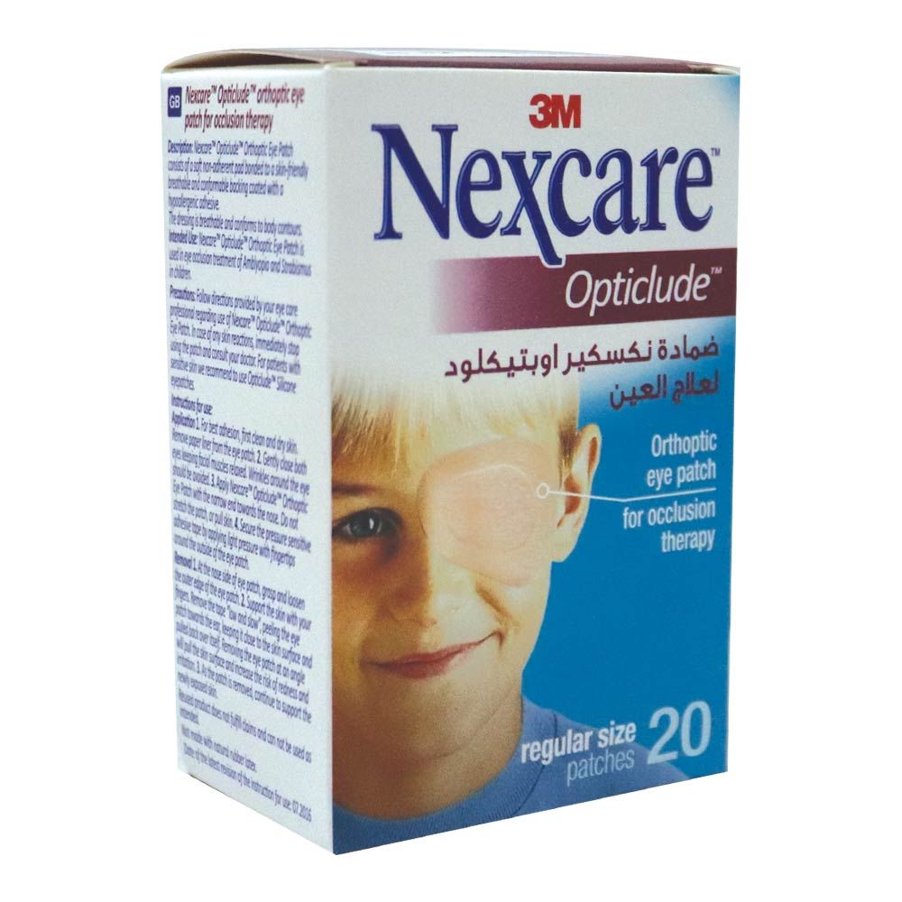 3M Nexcare Opticlude Eye Patch Regular 20&#039;s 1539