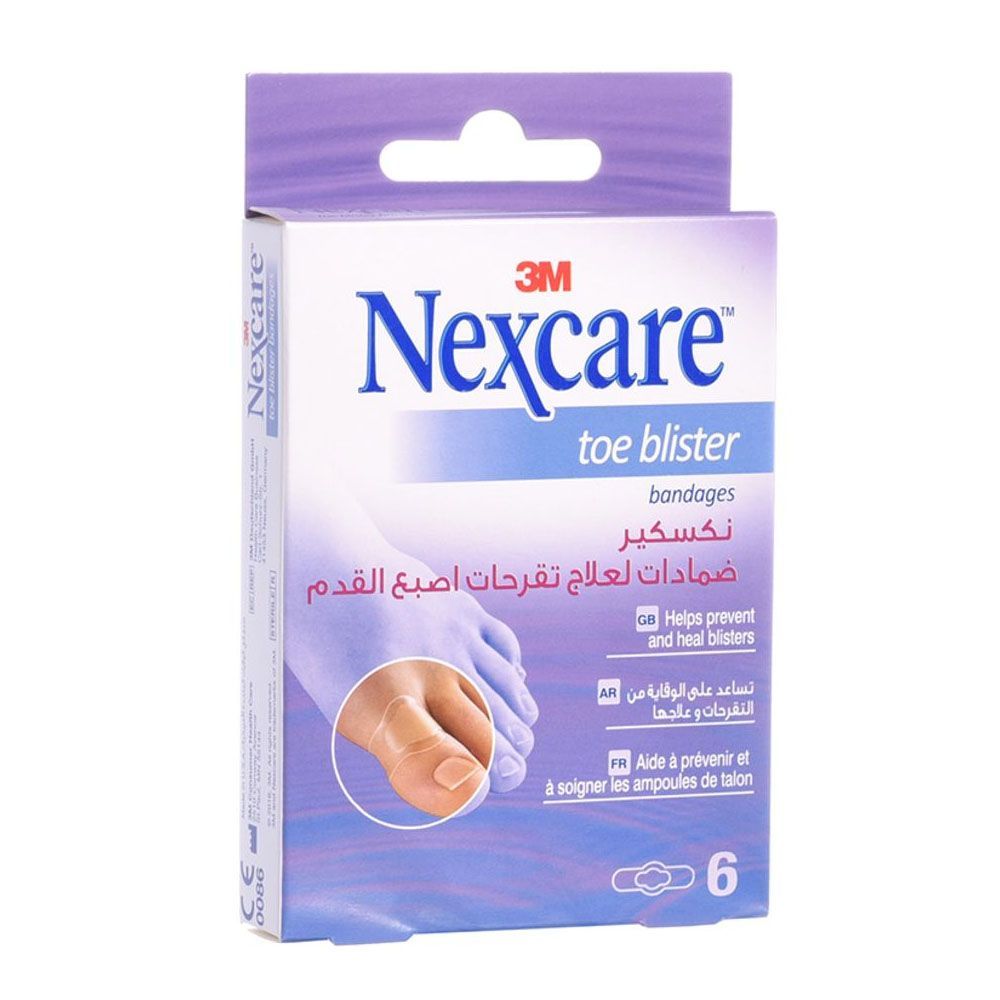 3M Nexcare Toe Blister Bandages 6&#039;s TBB-6