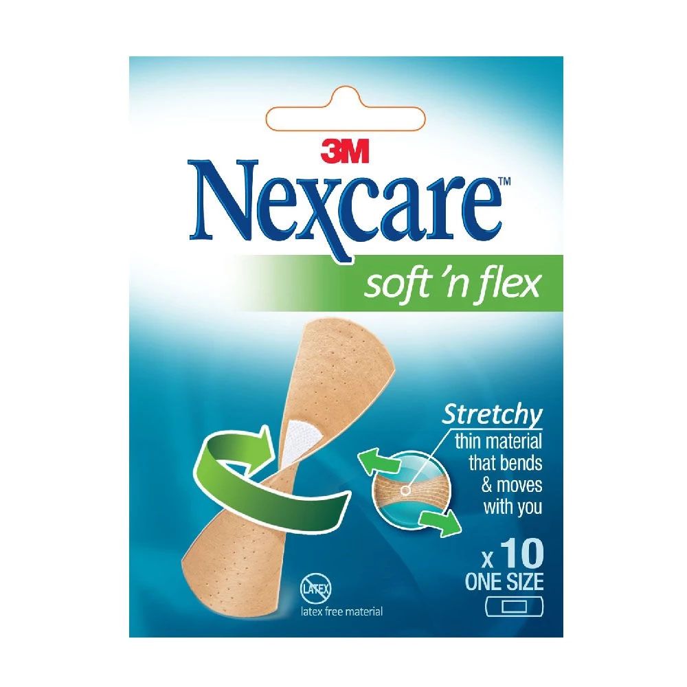 3M Nexcare Soft &#039;n flex Bandage 10&#039;s 575-10E