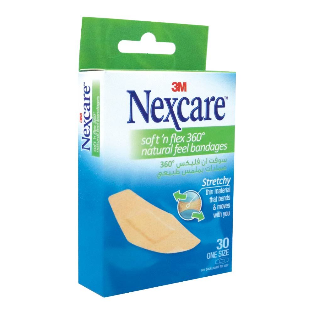 3M Nexcare Soft 'n Flex Bandage 572-30D 30 ضمادة