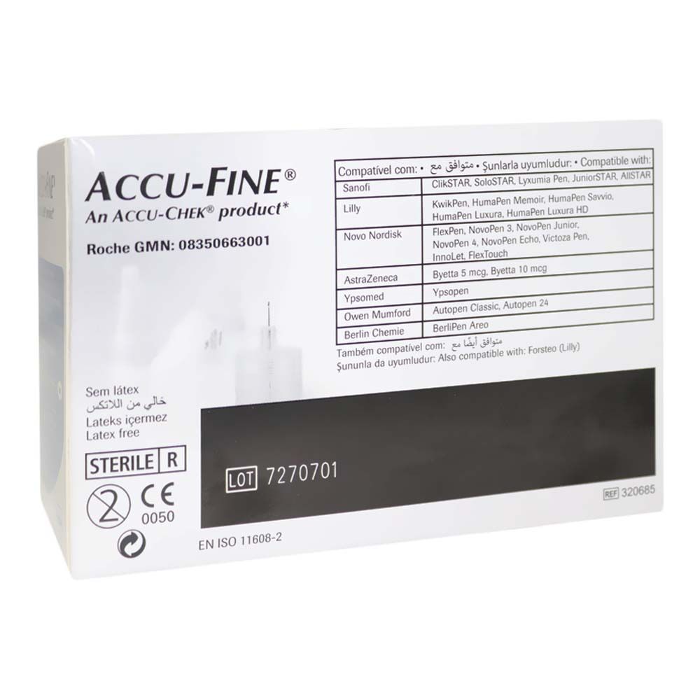 Accu-Fine Pen Needles 32 G x 4 mm 100&#039;s