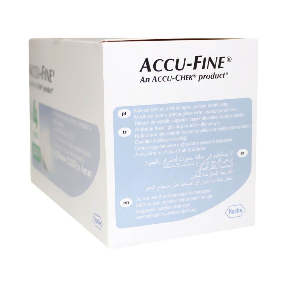 Accu-Fine Pen Needles 32 G x 4 mm 100&#039;s