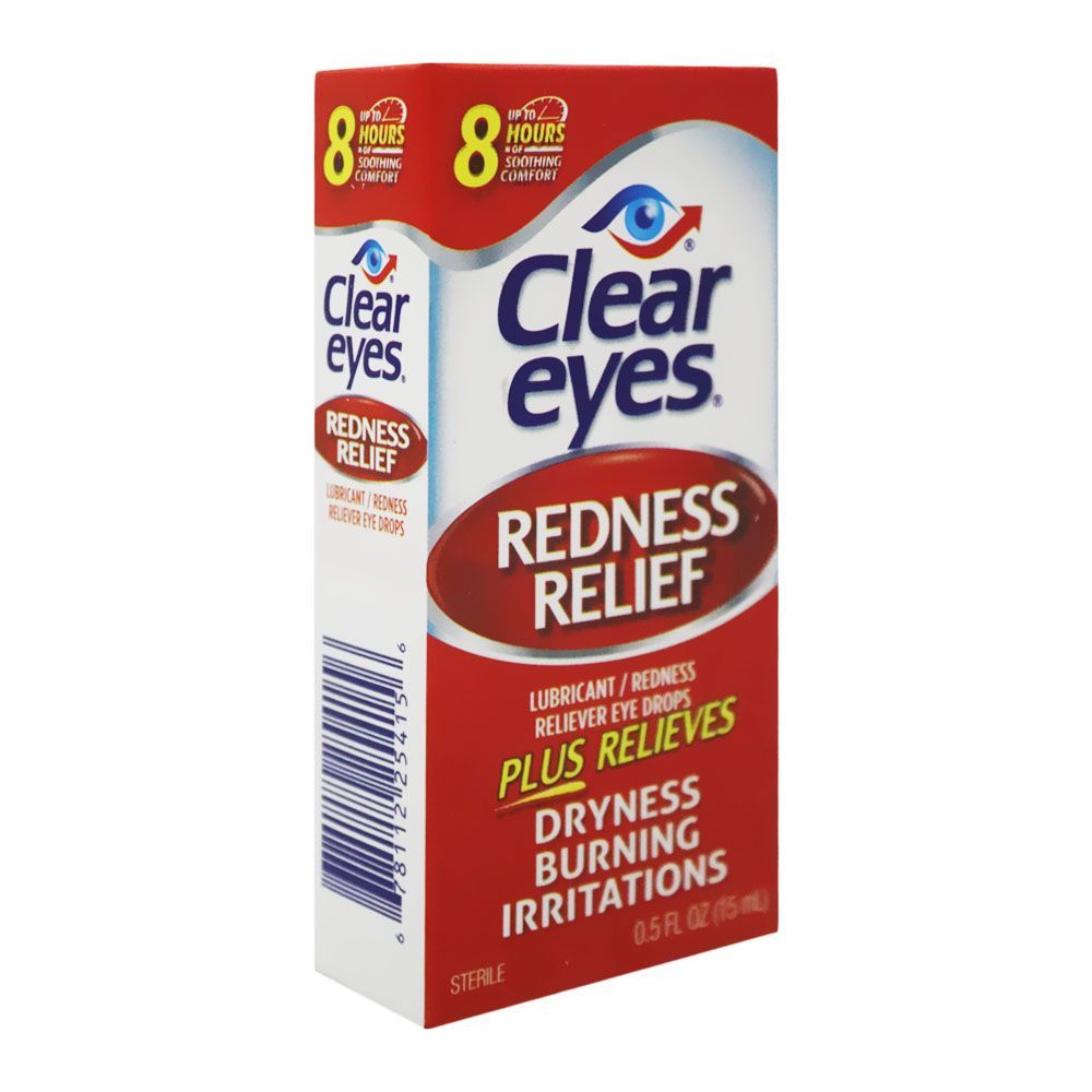 Clear Eyes Redness Relief Eye Drops 15 مل