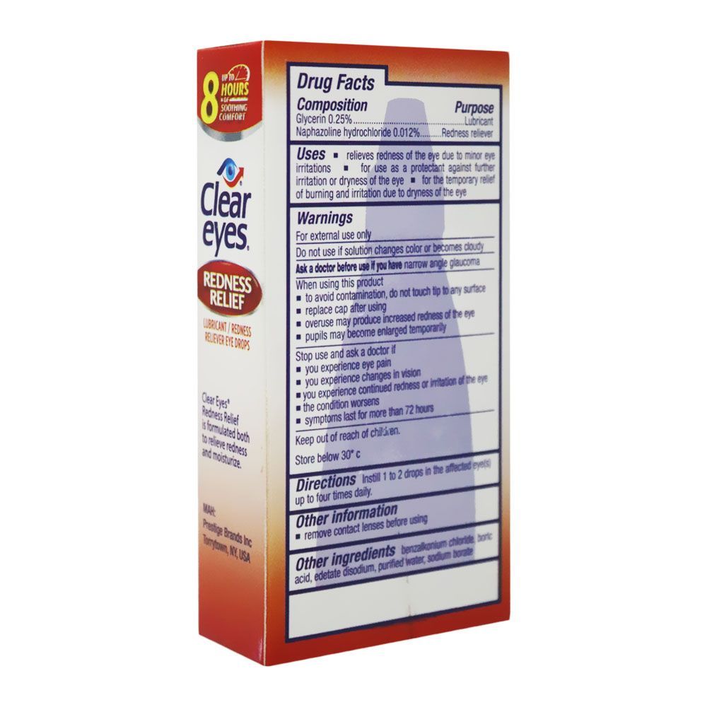 Clear Eyes Redness Relief Eye Drops 15 مل