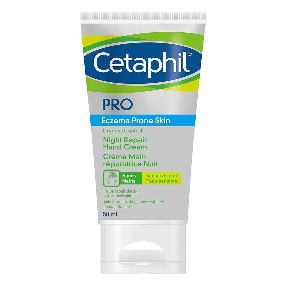 Cetaphil PRO Eczema Prone Skin Night Repair Hand Cream 50 mL