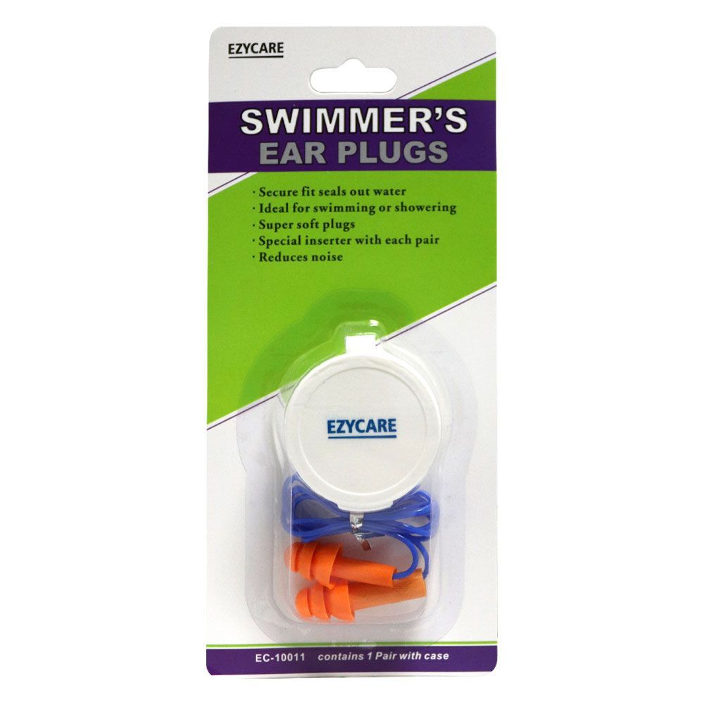 Ezycare Swimmer&#039;s Ear Plugs 1 Pair 10011