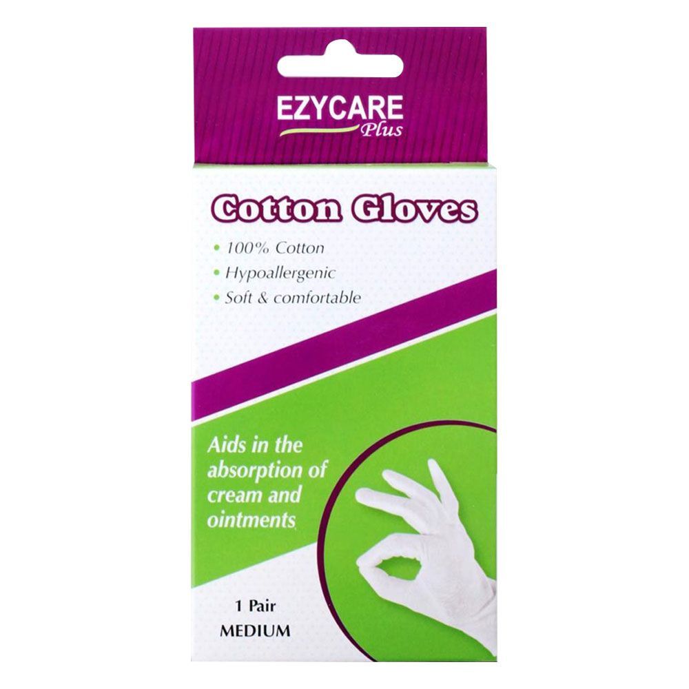 Ezycare Cotton Gloves 1 Pair M 11913