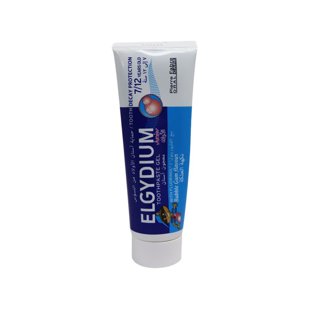 Elgydium Junior Tooth Decay Protect 7-12 Years Bubble Gum Toothpaste 50 mL