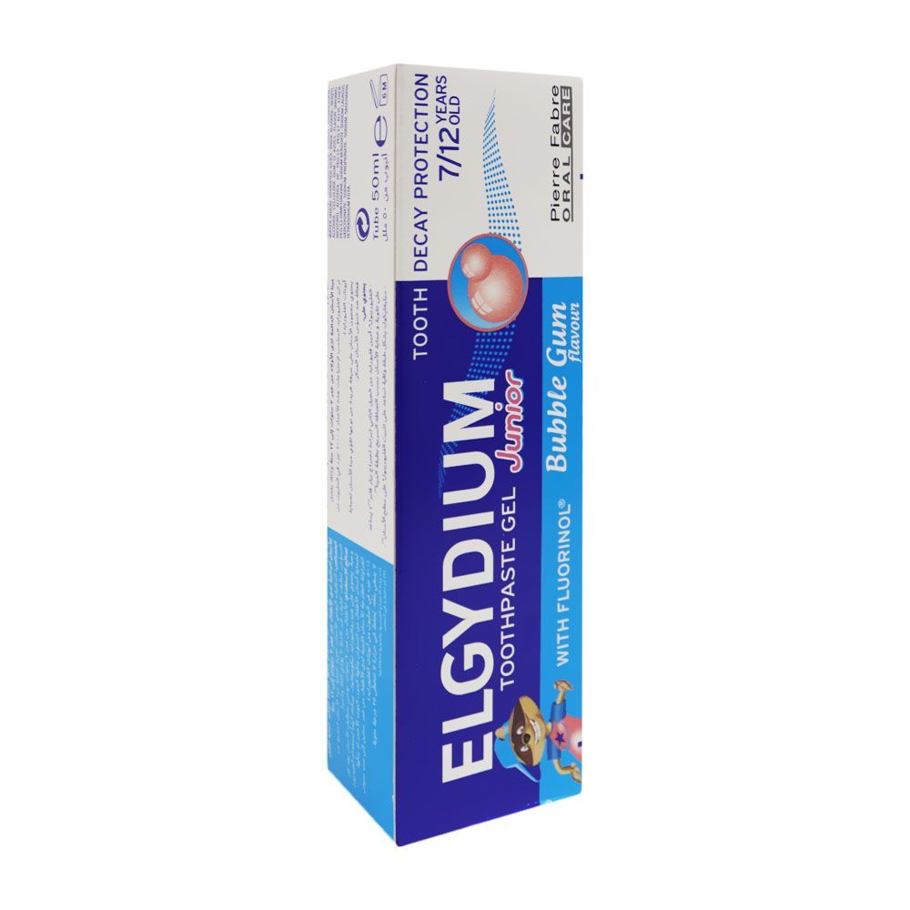 Elgydium Junior Tooth Decay Protect 7-12 Years Bubble Gum Toothpaste 50 مل