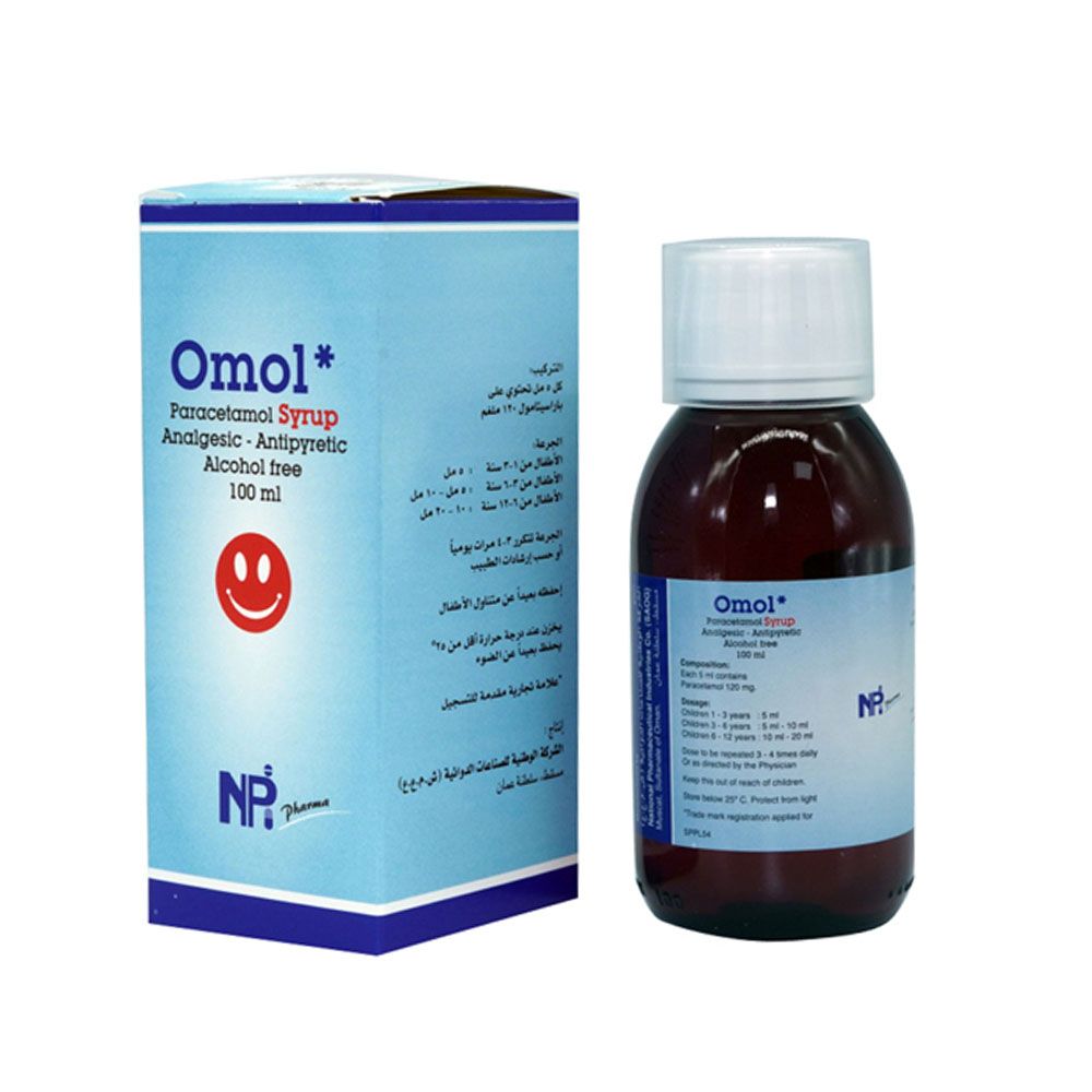 Omol 120mg/5mL Syrup 100 mL