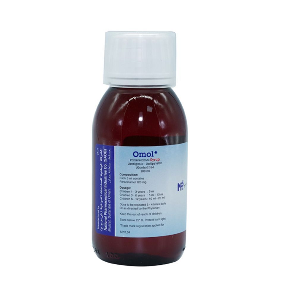 Omol 120mg/5mL Syrup 100 mL