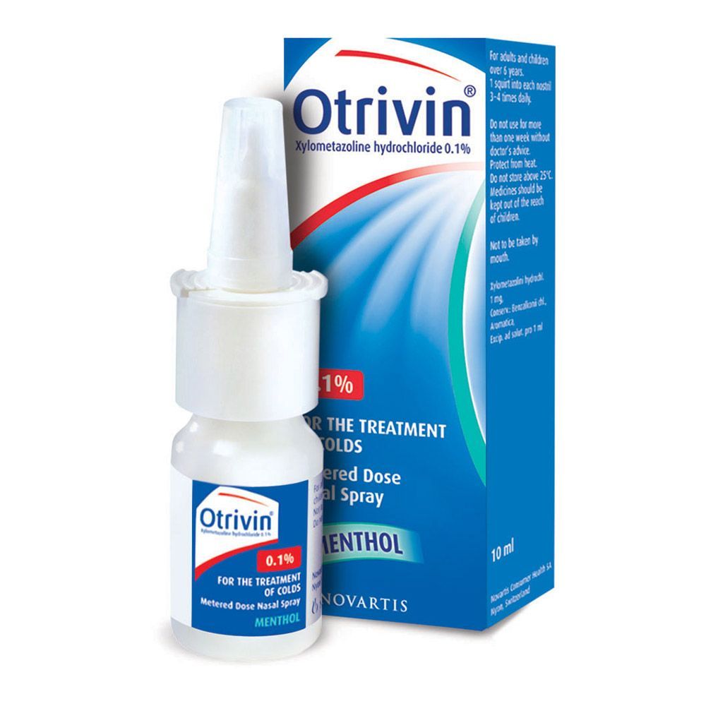 Otrivin 0.1% Menthol Nasal Spray 10 mL