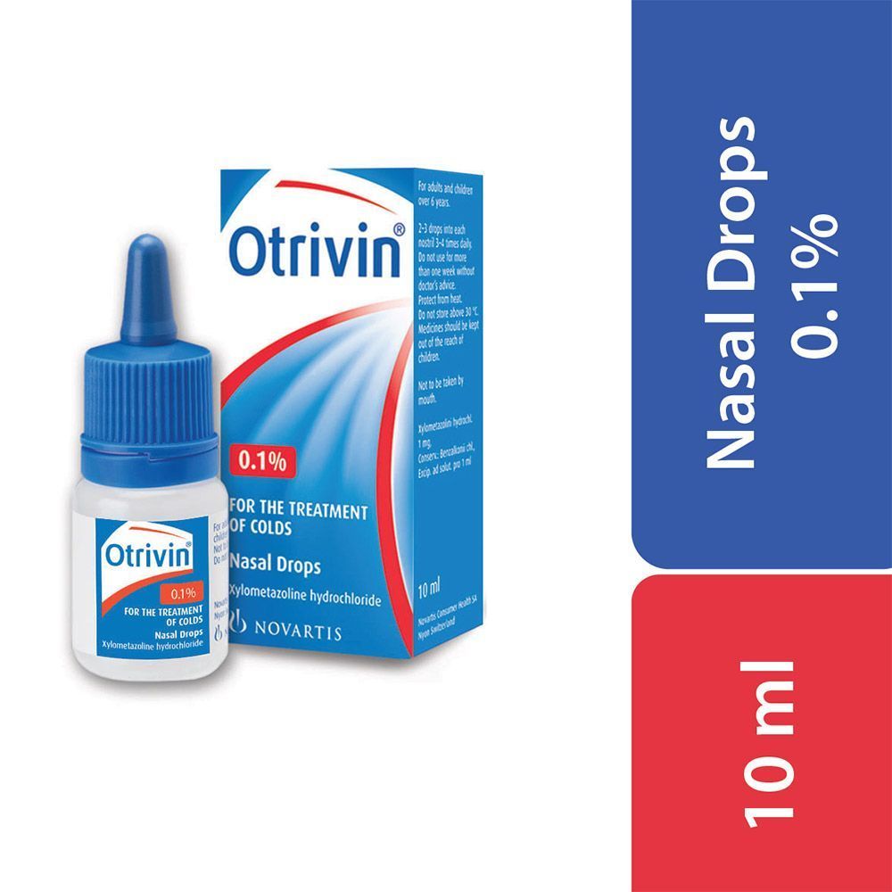 Otrivin Nasal Drops 0.1% 10 mL