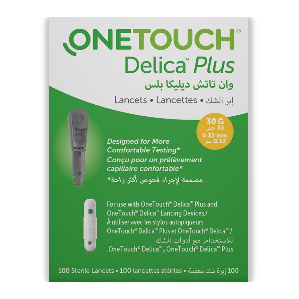 OneTouch® Delica® Plus Lancets 100's