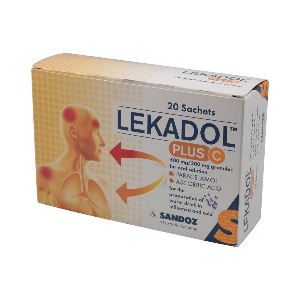 Lekadol Plus C Oral Sachet 20&#039;s