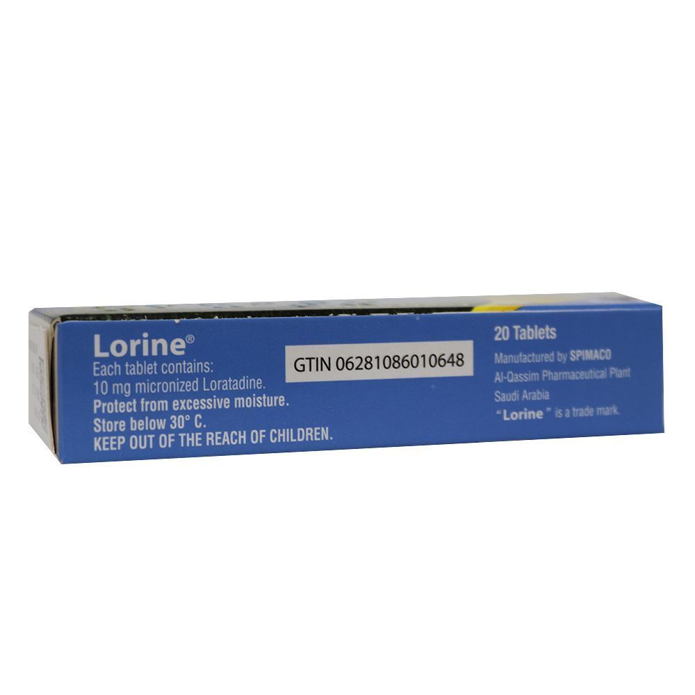 Lorine 10 mg Tablets 20&#039;s