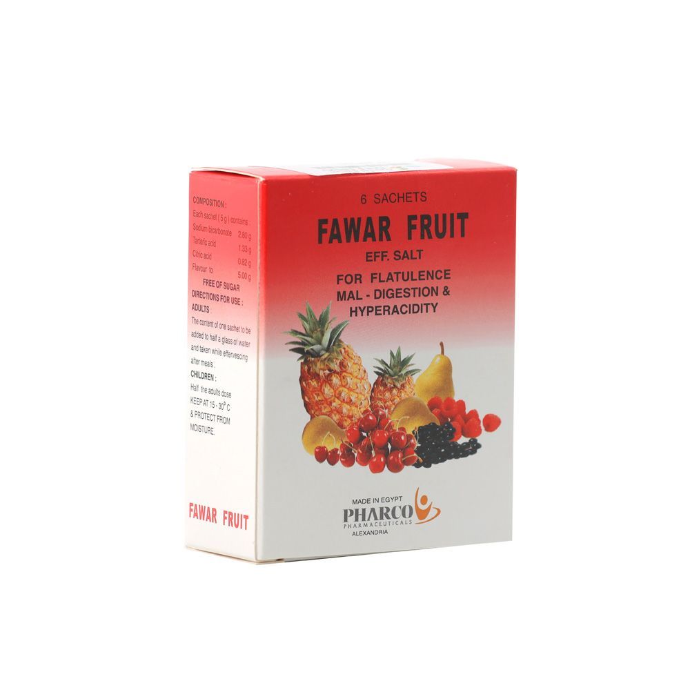 Fawar Lemon Effervescent Salt Sachet 6&#039;s