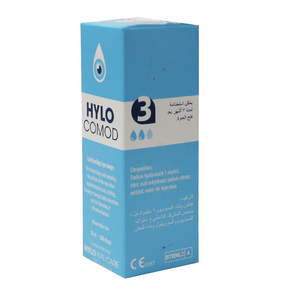 Hylo Comod 0.1% Eye Drops 10 mL