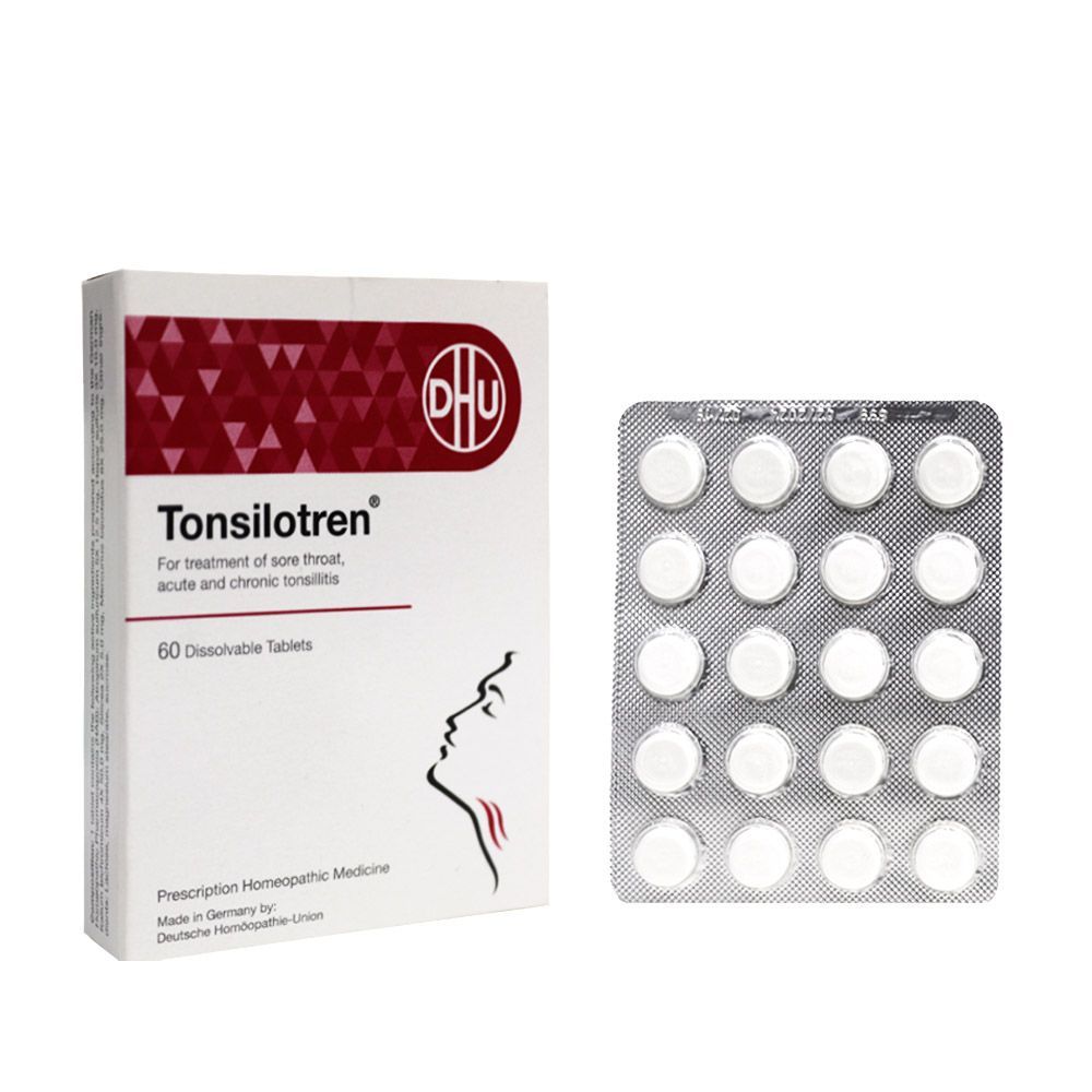 DHU Tonsilotren Tablets 60&#039;s