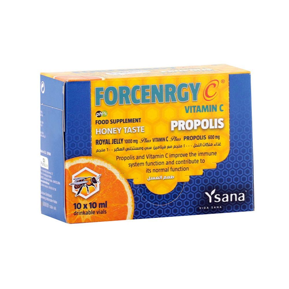 Forcenrgy C Vitamin C Propolis Drinkable Vials Honey 10 mL 10&#039;s