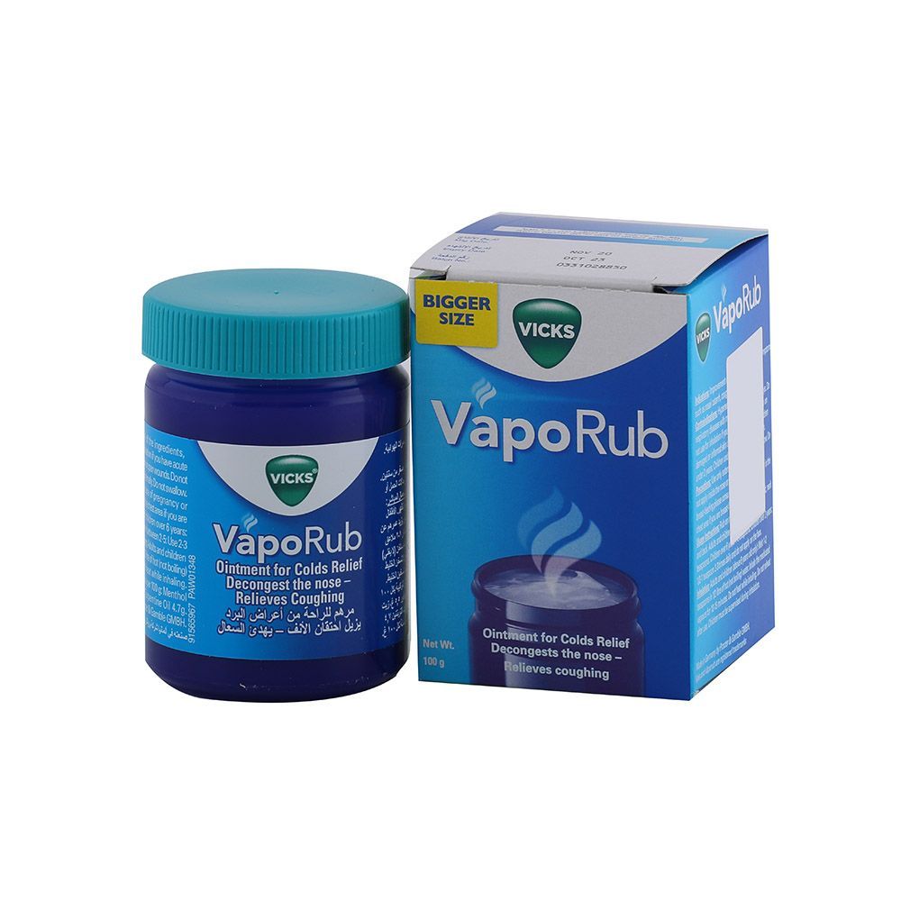 مرهم Vicks VapoRub لتخفيف البرد