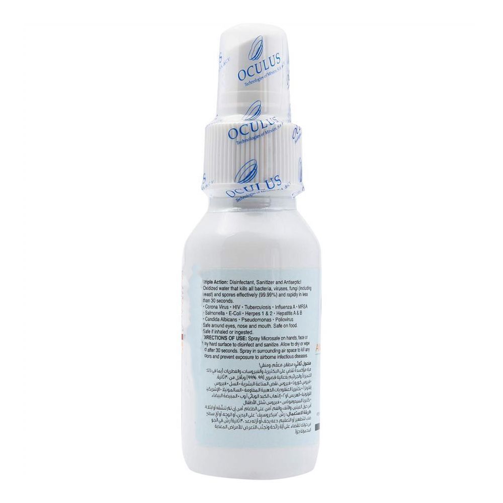 Microsafe Antimicrobial Disinfectant Spray 60 mL