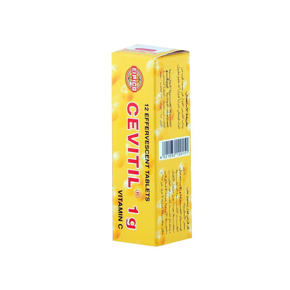 Cevitil 1g Vitamin C Effervescent Tablet 12&#039;s