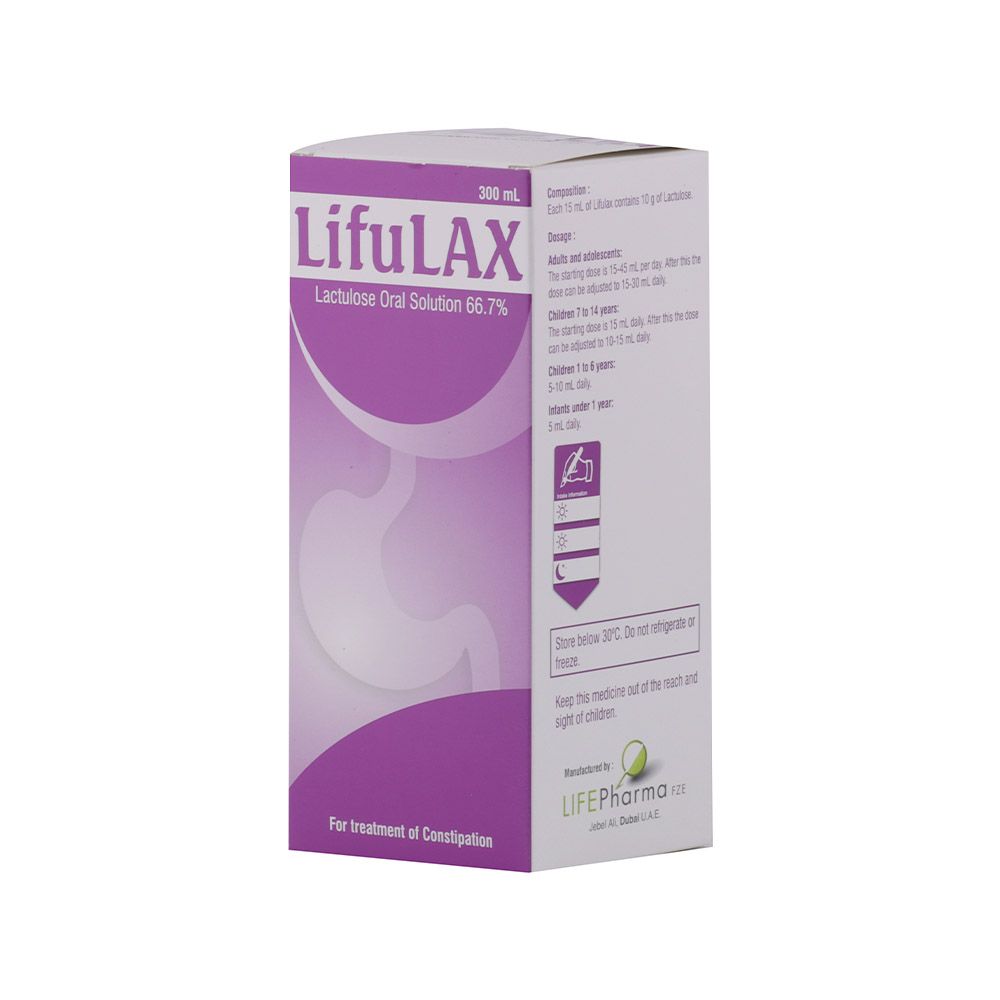 Lifulax Lactulose Oral Solution 300 mL