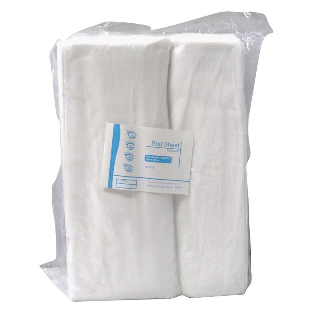 Bromed Non-Woven Disposable Bed Sheet 10&#039;s