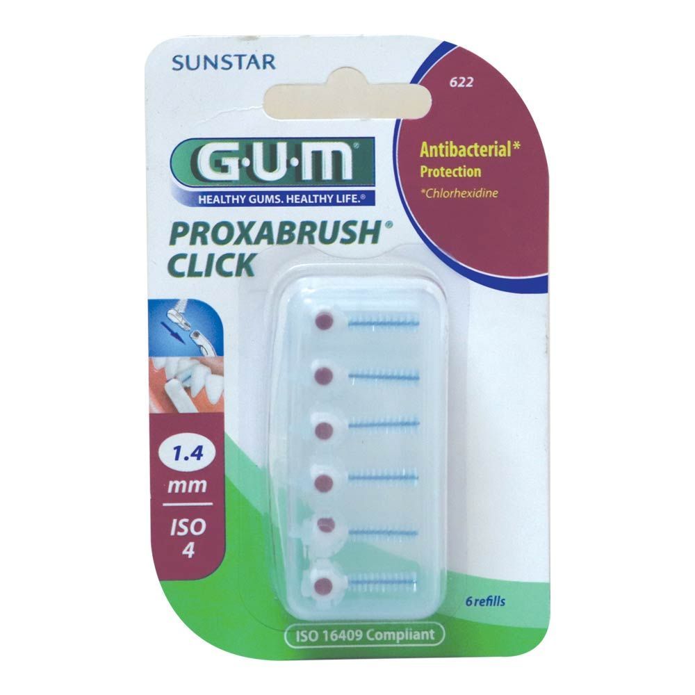 Butler Gum Proxabrush Click Refill 6&#039;s