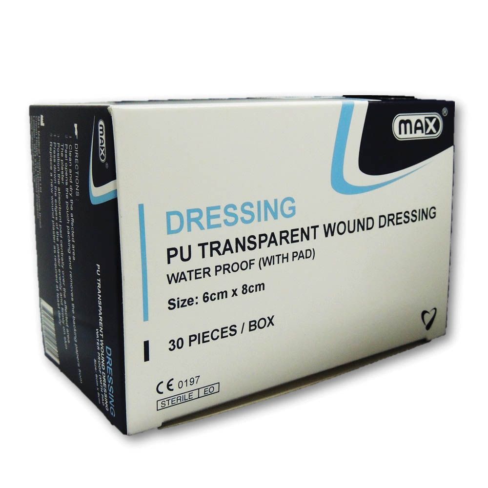 Max Transparent Wound Dressing 30&#039;s