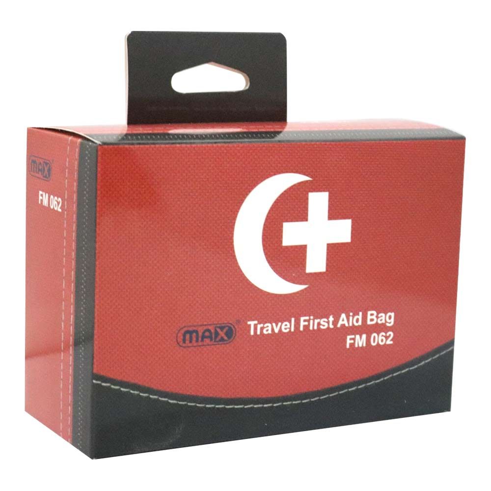 Max FM062 Travel First Aid Bag With Contents