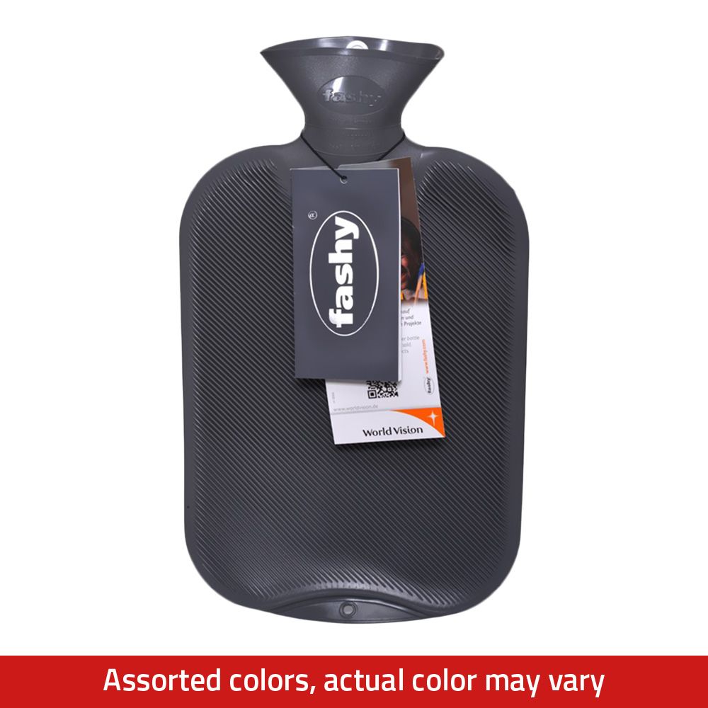 Fashy Hot Water Bag - حقيبة واحدة ألوان عصرية مضلعة 2.0 لتر