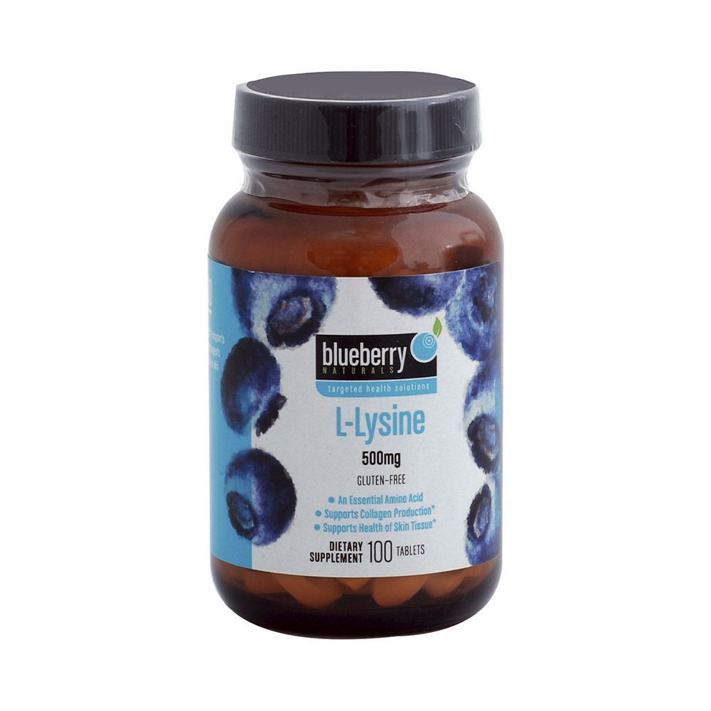 Blueberry Naturals L-Lysine 500mg Tablet 100&#039;s