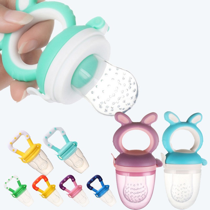 Baby Nipple Fresh Food Nibbles Baby Pacifiers Feeder Kids Fruit Feeding Nipple Supplies Safe Nipple Nipple Pacifier Pacifier Bottles