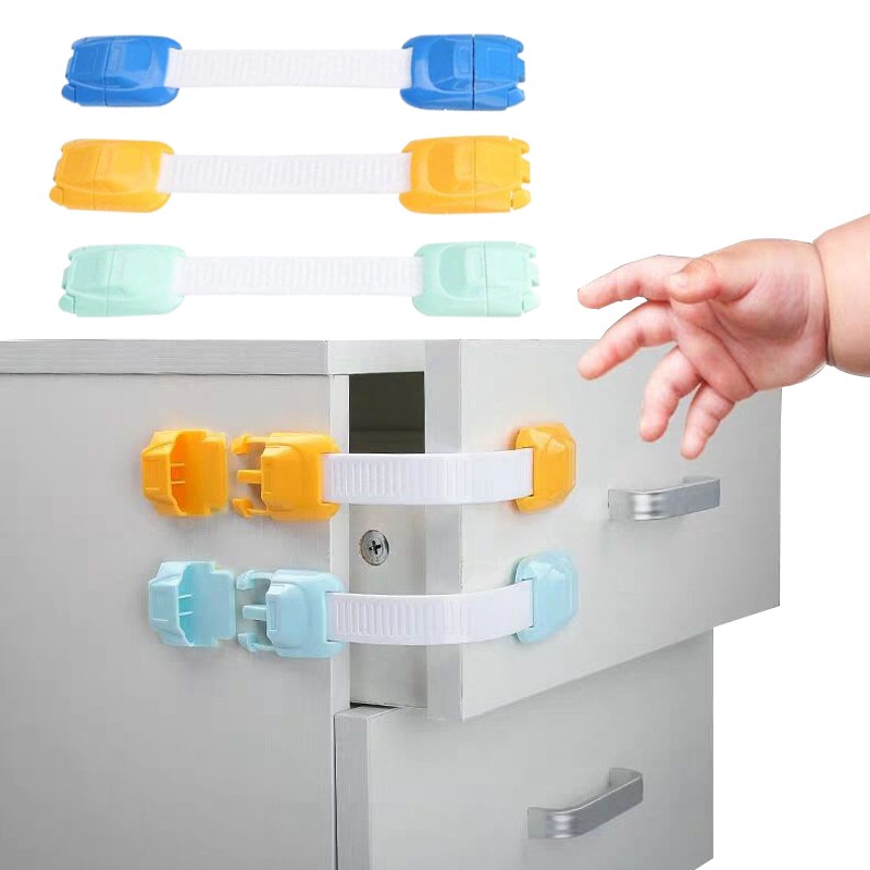 Child Safety Cabinet Child Protection Fridge Drawer Lock Plastic Material Child Safety Lock Cabinet Locks