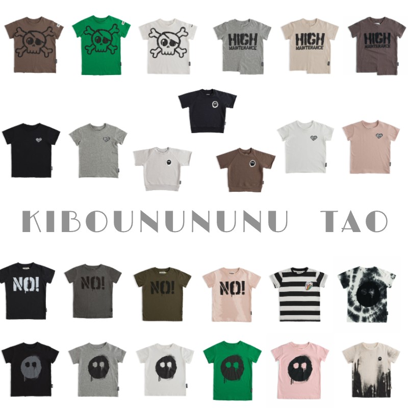 Kibonuno Tao 2022 summer new cotton comfortable children's short-sleeved T-shirt