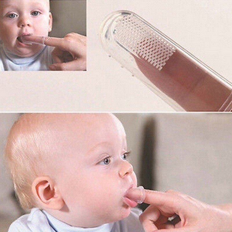 Baby Finger Toothbrush Newborn Children Baby Safety Soft Silicone Baby Biter With Soft Baby Teeth Cleaning Supplies