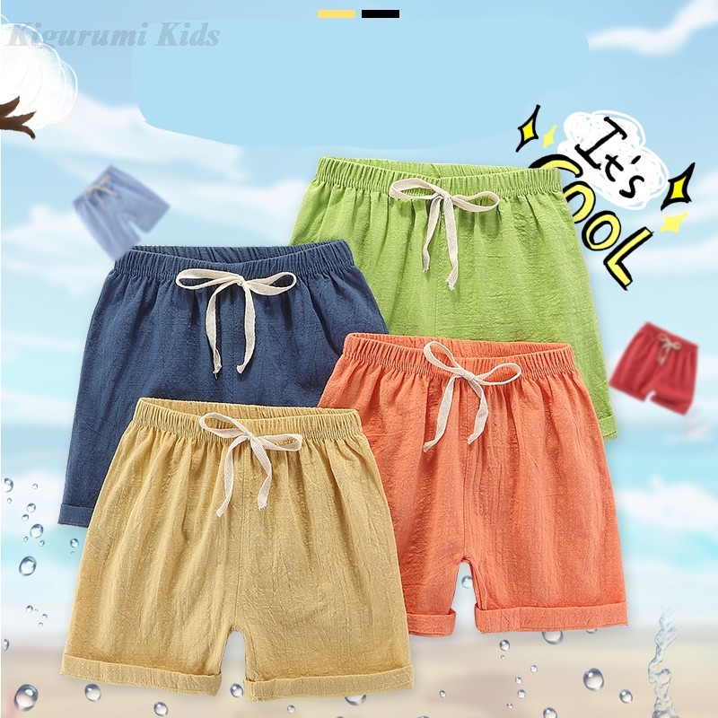 2 4 6 8 10 Years Children Short Baby Cotton Summer Toddler Shorts For Teen Girls Sports Short Pants Baby Boy Short Loose