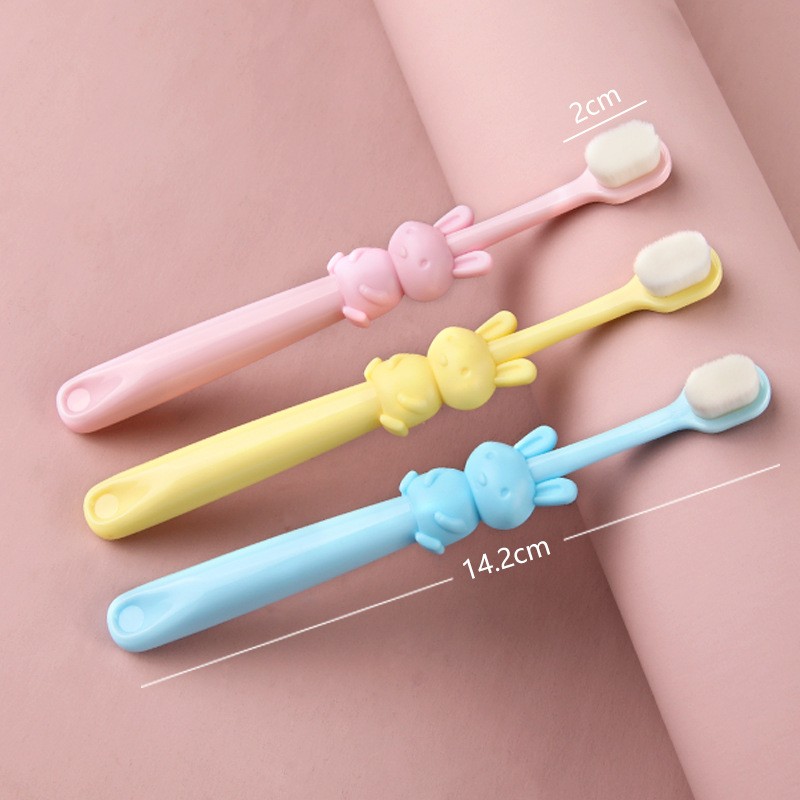 New Baby Soft Toothbrush Children's Toothbrush Cartoon Handle Toothbrush Oral Care Healthy Children Baby Products