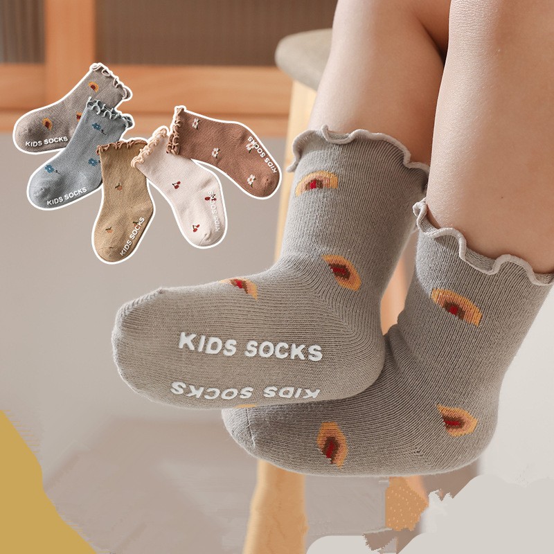 2021 New Baby Socks Comfortable Cotton Girls Socks For Newborn Baby 0-5 Years Baby Clothes Accessories