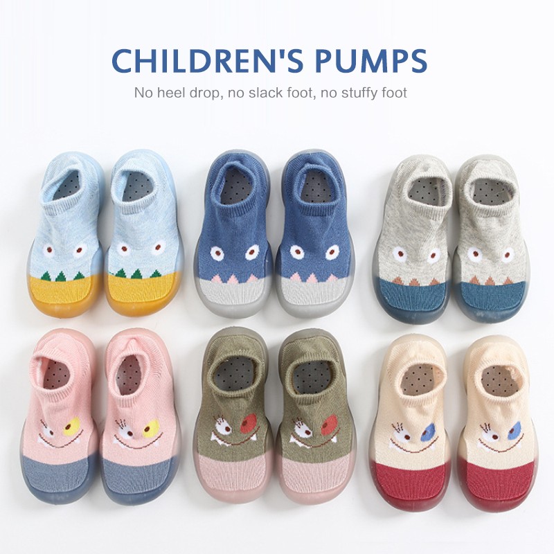 Baby Indoor Sock Shoes Kids Indoor Floor Anti-slip Slippers Outdoor Breathable Cotton Sock Shoes Baby Clothes Accessories