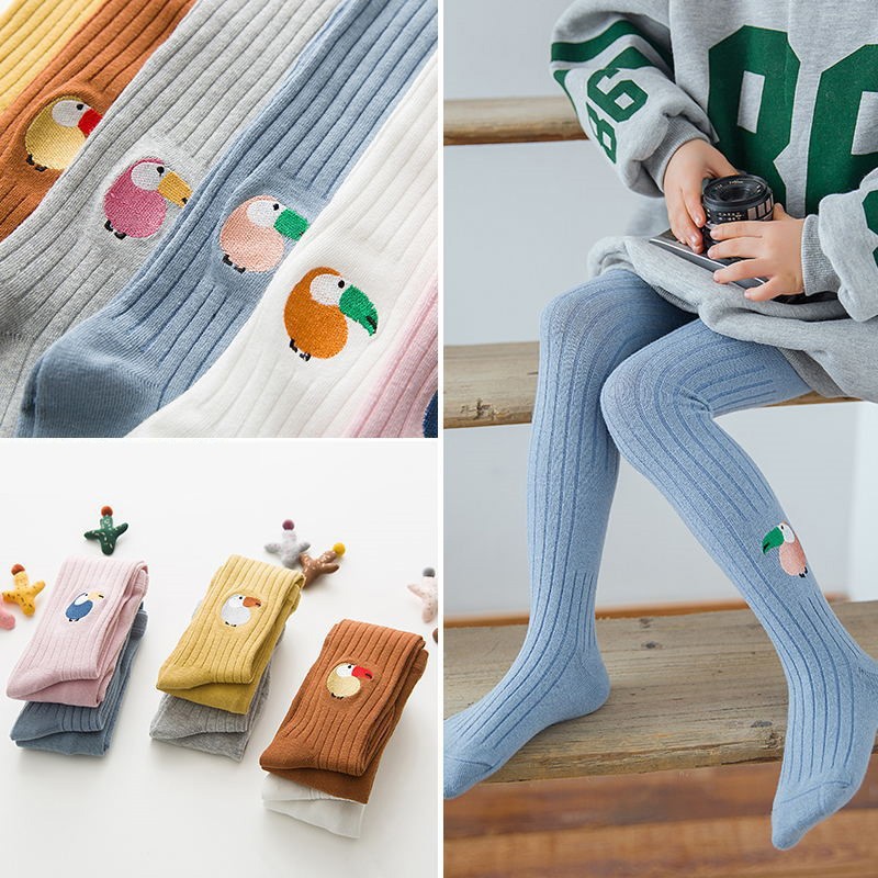 Kids Girl Cartoon Elastic Leggings Hose Fashion Girls Tights Casual Warm Children Stockings Girl Clothes Pantyhose 2-10Y Clothes