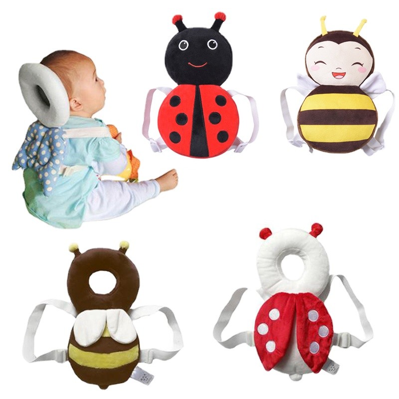Baby Head Protection Pillow Cartoon Infant Anti Fall Pillow Soft PP Cotton Toddler Children Protective Pillow Baby Safe Care