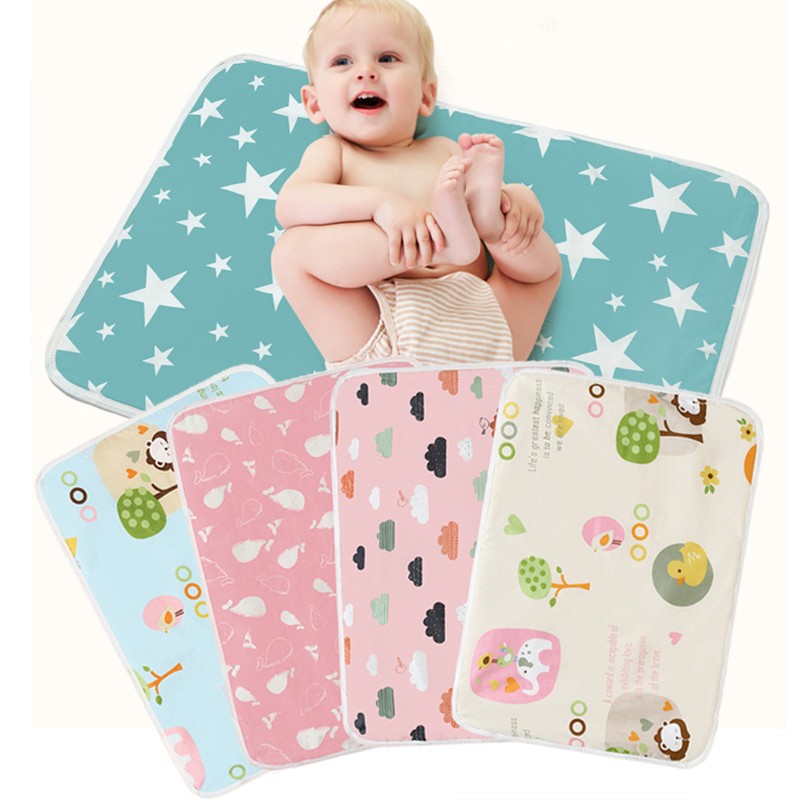 Infant Baby Diaper Changing Mat Breathable Newborn Pads Bedding Supplies 1pc Diaphragm Reusable Baby Waterproof Pad Cover